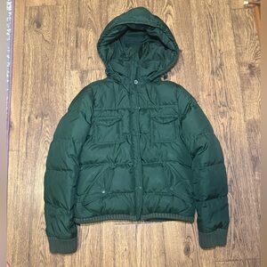 Down Puffer Coat J Crew Size Medium